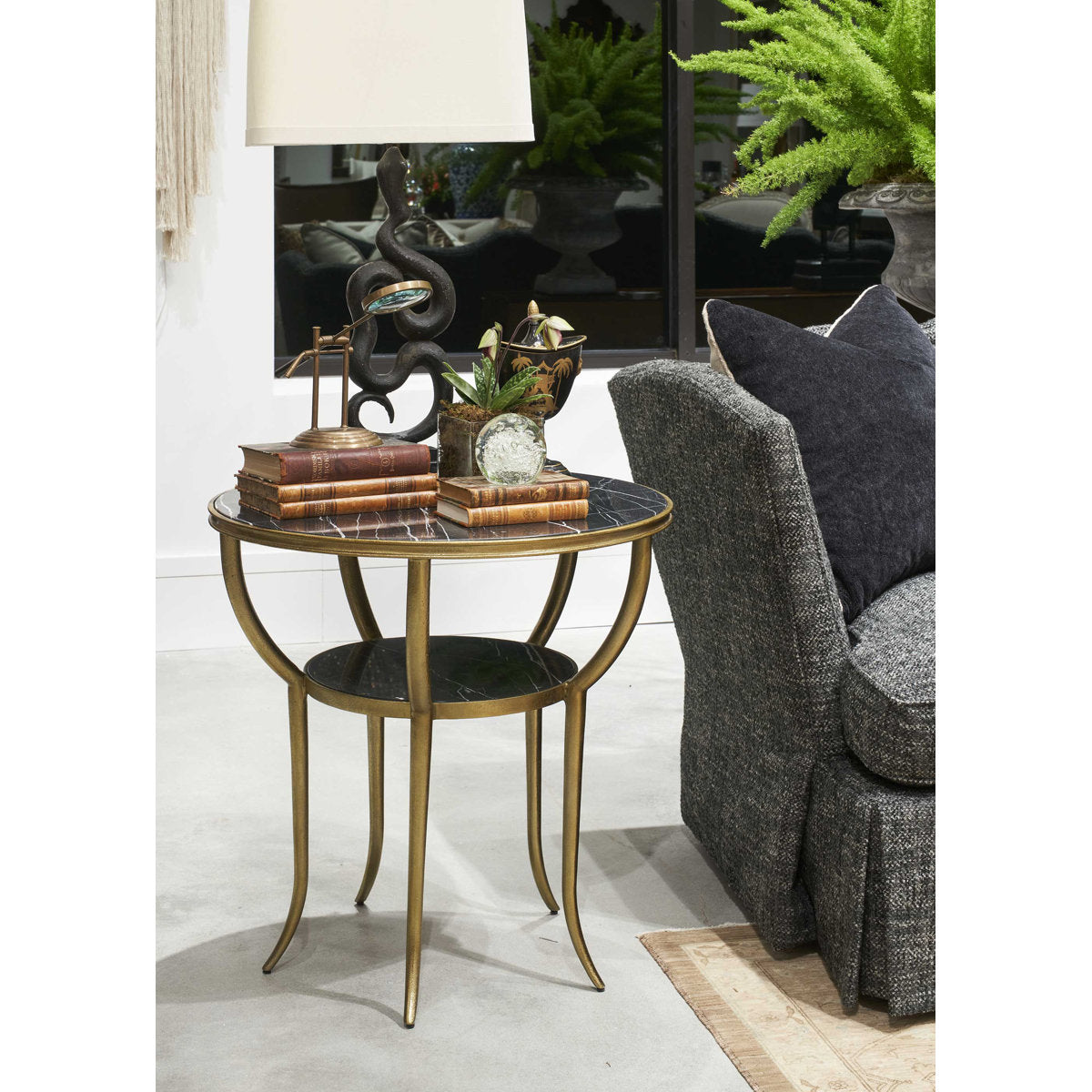 Hickory White Clarins End Table