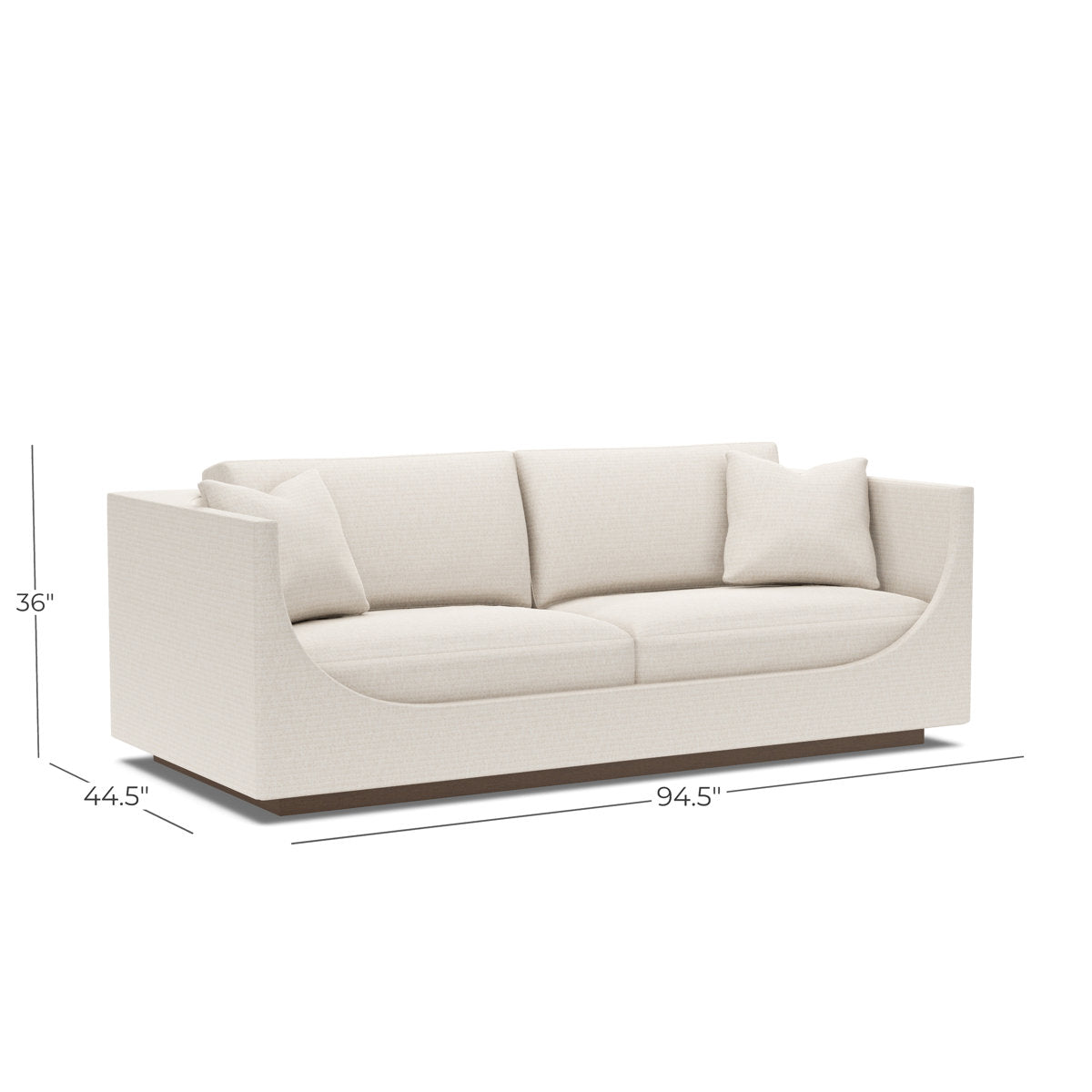 Claudette Bench Seat Sofa