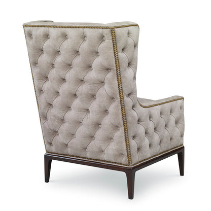 Claxton Wingback Chair Chair with Ottoman