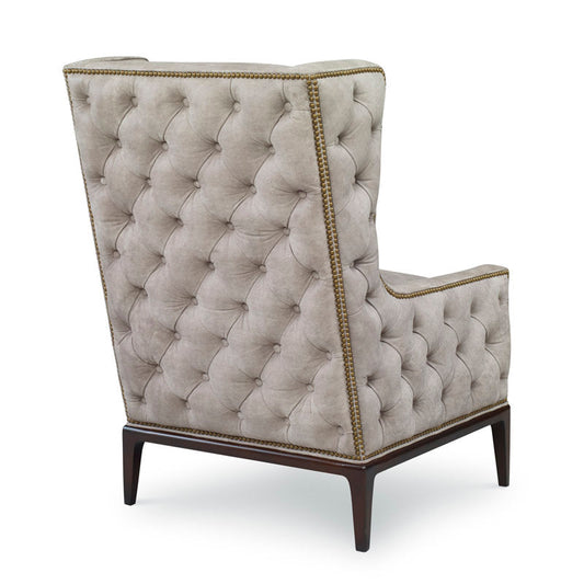 Claxton Wingback Chair Chair with Ottoman