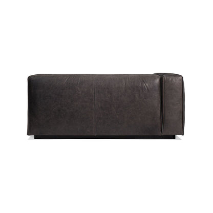 Blu Dot Cleon 66 L One Arm Leather Chaise Lounge
