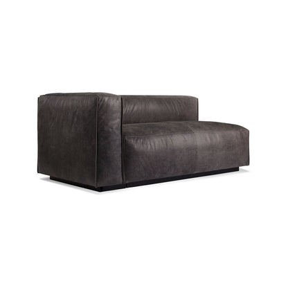 Blu Dot Cleon 66 L One Arm Leather Chaise Lounge