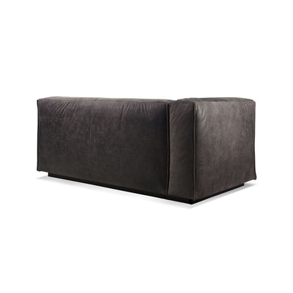 Blu Dot Cleon 66 L One Arm Leather Chaise Lounge