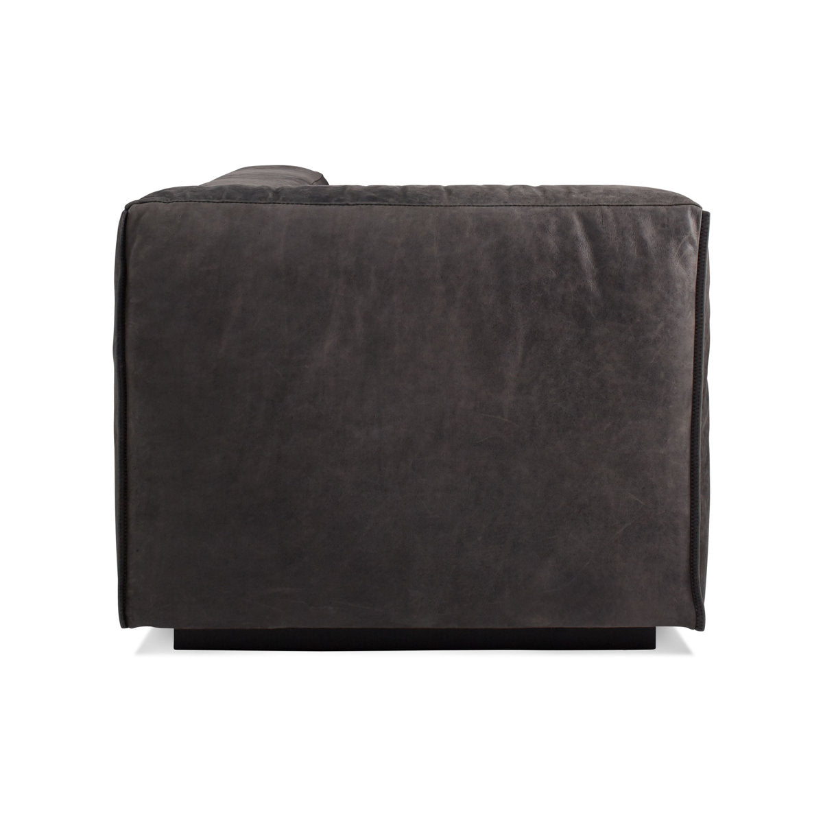 Blu Dot Cleon 66 L One Arm Leather Chaise Lounge