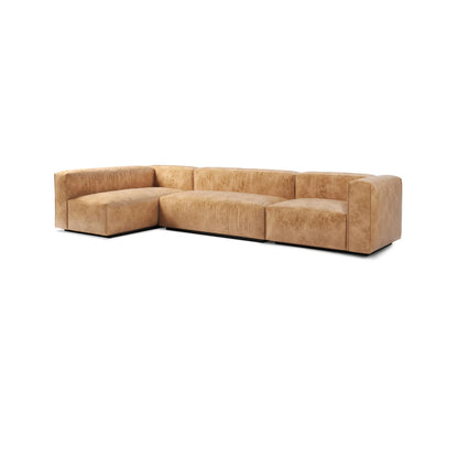 Blu Dot Cleon Leather Medium Corner Sectional