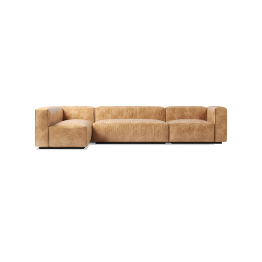 Blu Dot Cleon Leather Medium Corner Sectional