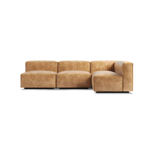 Blu Dot Cleon Leather Medium Corner Sectional