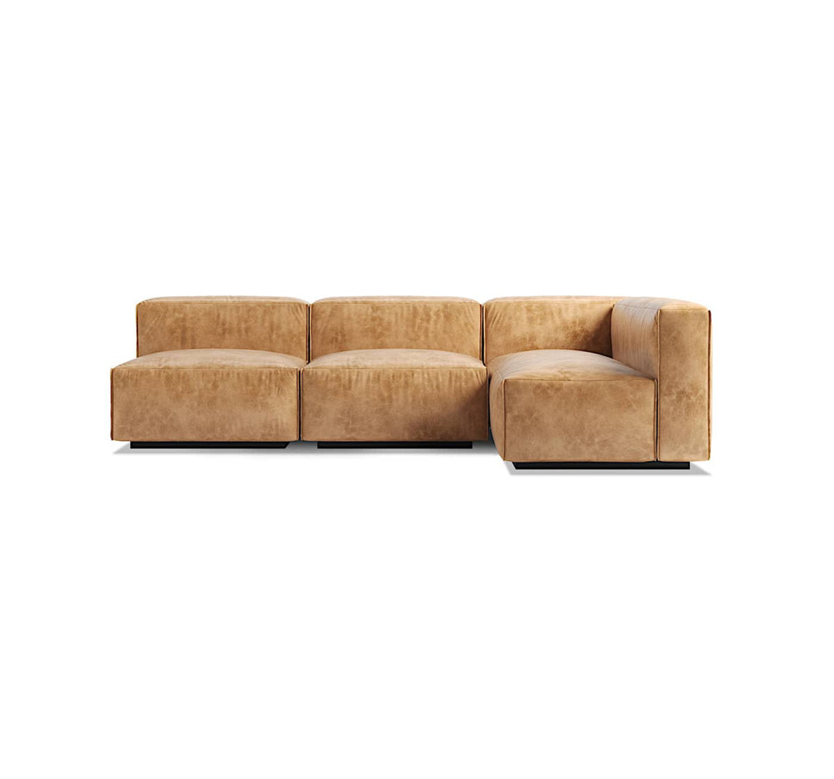 Blu Dot Cleon Leather Medium Corner Sectional
