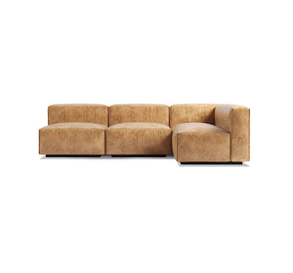 Blu Dot Cleon Leather Medium Corner Sectional