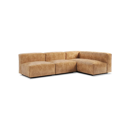 Blu Dot Cleon Leather Medium Corner Sectional