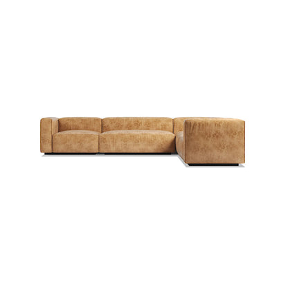 Blu Dot Cleon Leather Large Corner Sectional