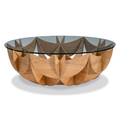 Maitland Smith Oak Honeycomb Table