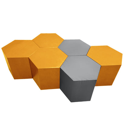 Hammers And Heels Solid Wood Block 1 Coffee Table With Storage