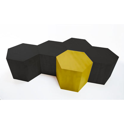 Hammers And Heels Solid Wood Block 1 Coffee Table With Storage