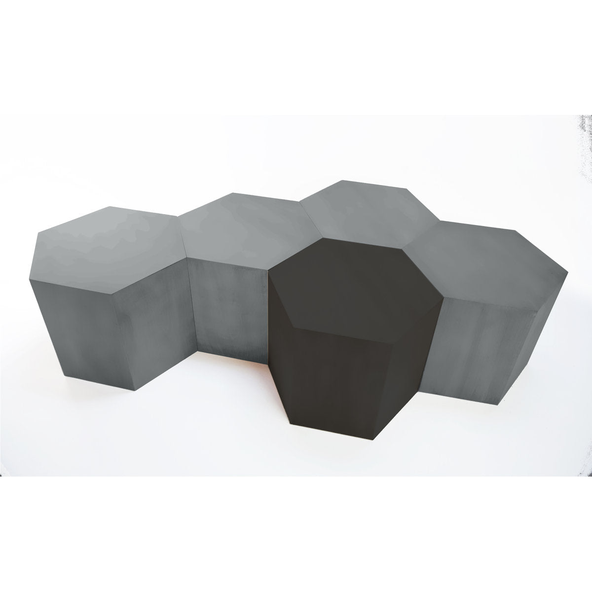 Hammers And Heels Solid Wood Block 1 Coffee Table With Storage