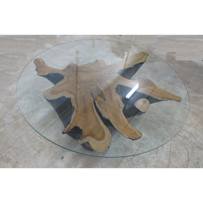 Dyag East Organic Star Teak Root Coffee Table Or Accent Table