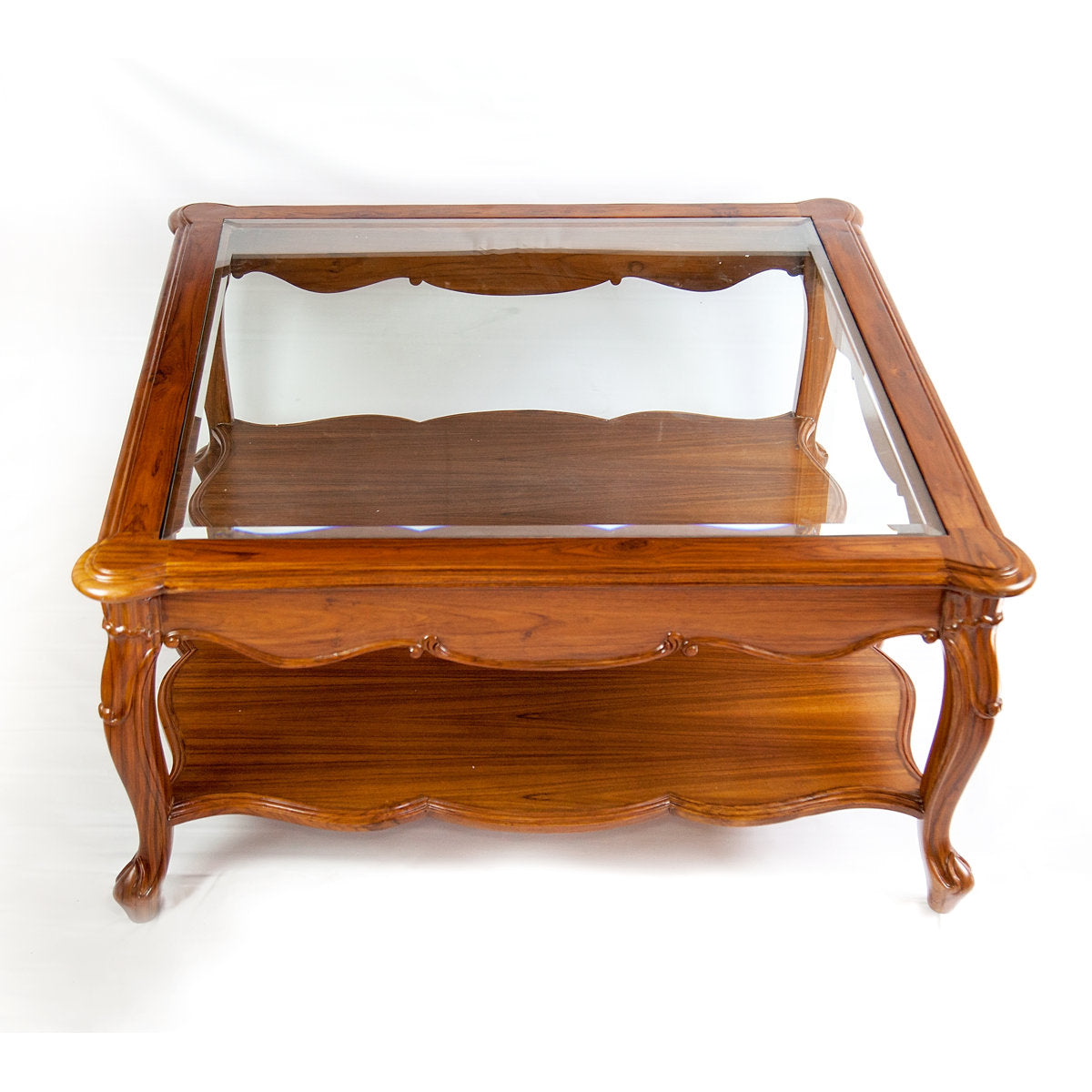 The Silver Teak Coffee Table With Storage