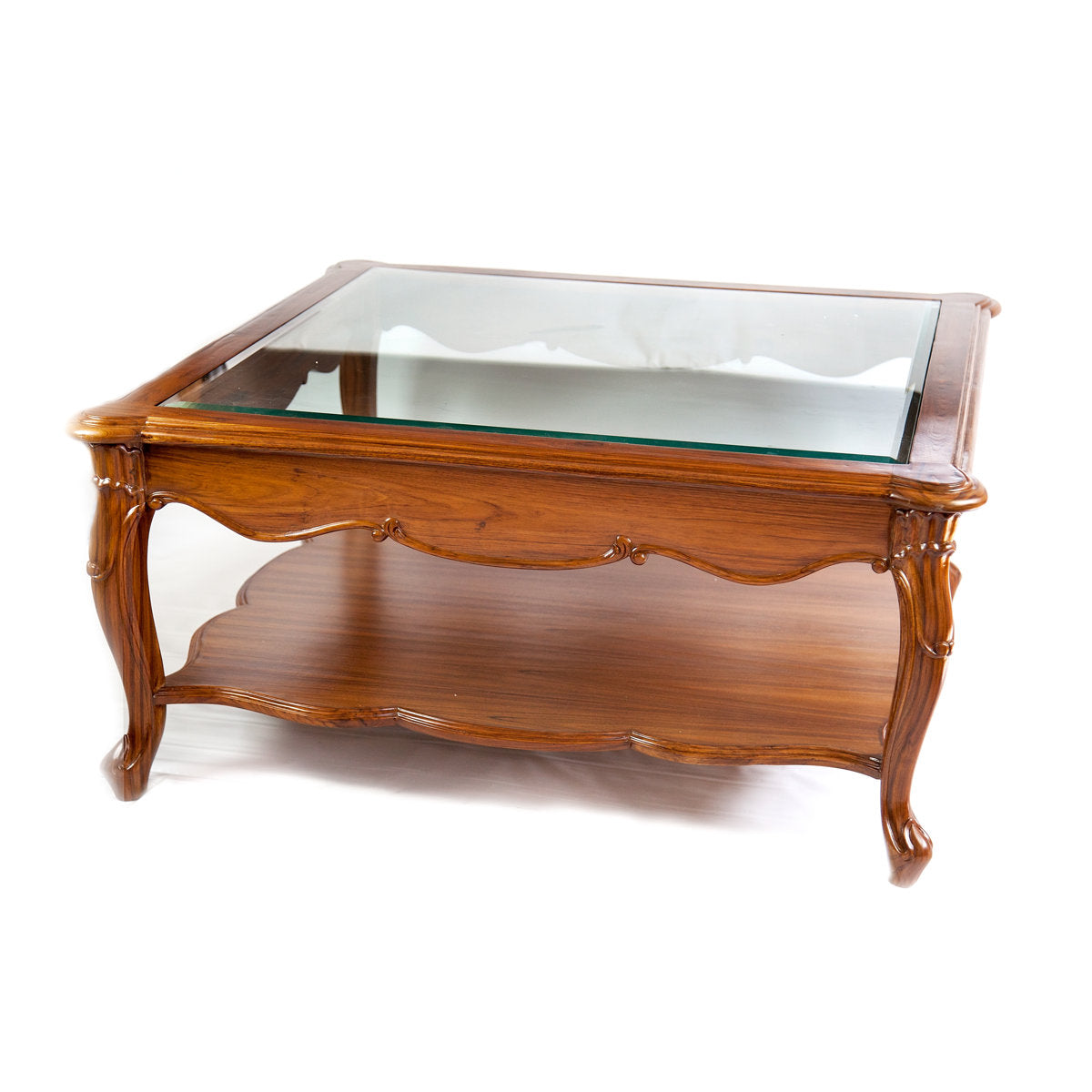 The Silver Teak Coffee Table With Storage