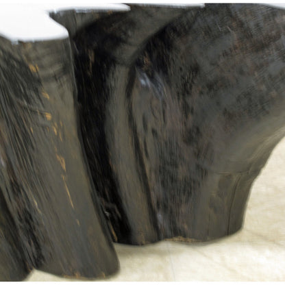 Dyag East Organic Teak Root Coffee Table In Ebony