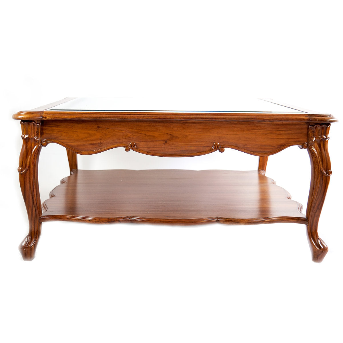 The Silver Teak Coffee Table With Storage