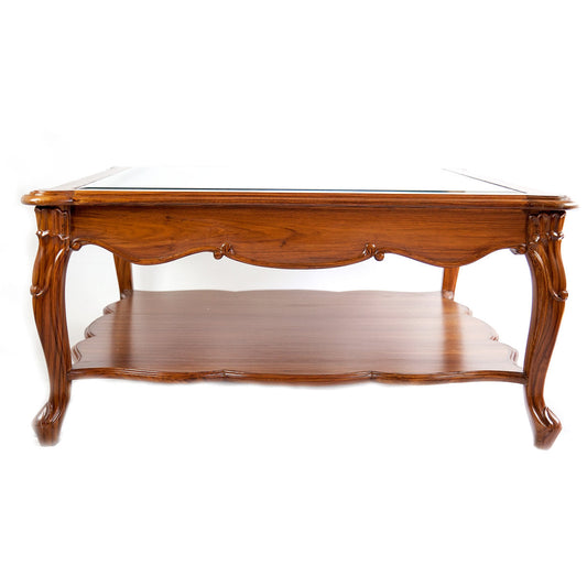The Silver Teak Coffee Table With Storage