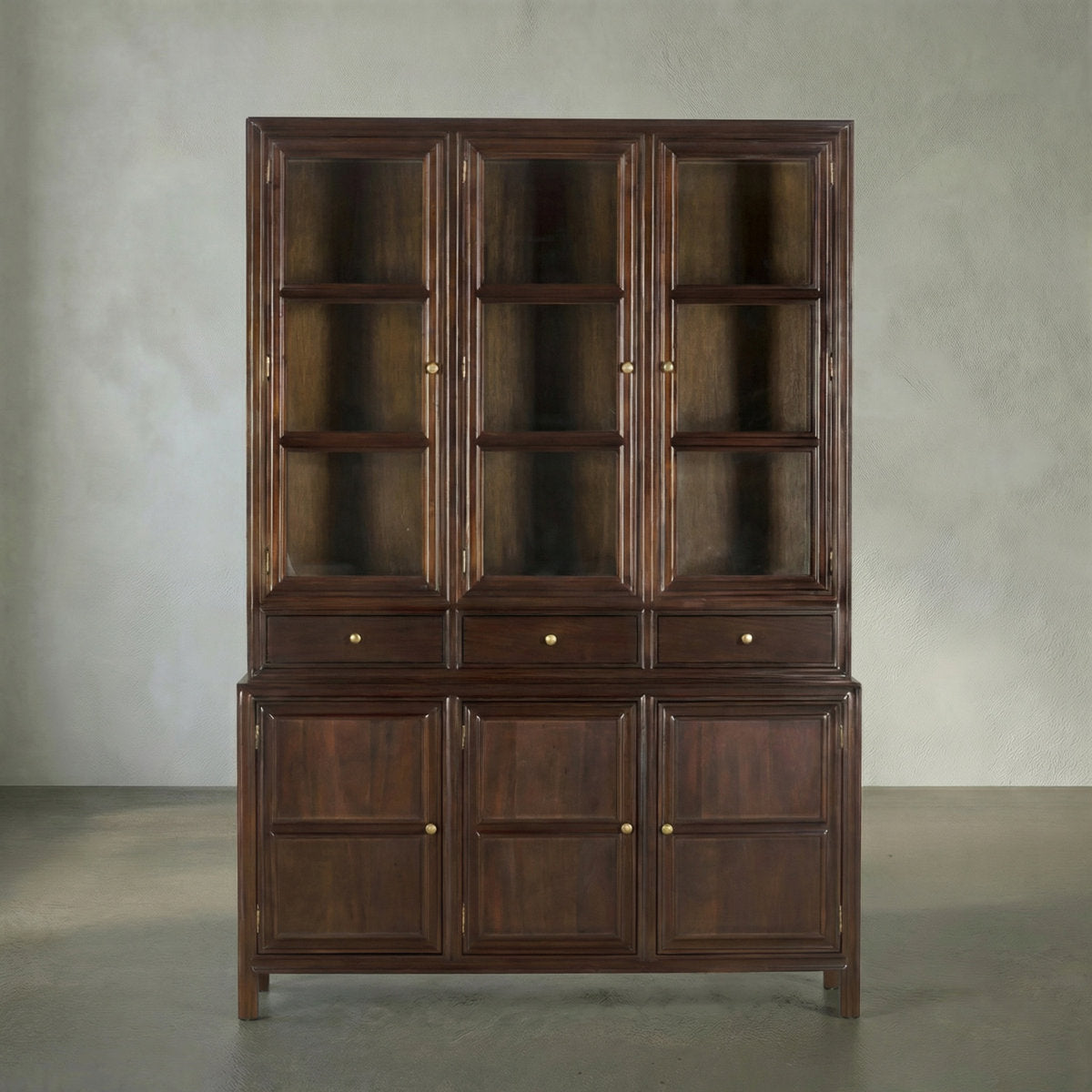 Noir Colonial Dinning Hutch
