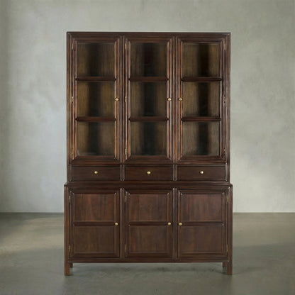 Noir Colonial Dinning Hutch