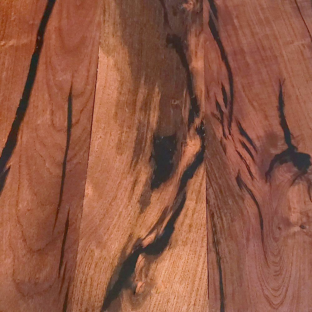 Contemporary Rectangular Natural Mesquite And Wrought Iron