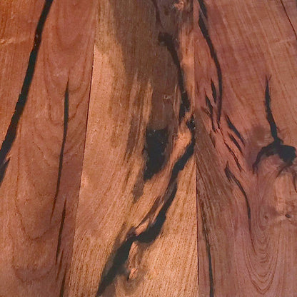 Contemporary Rectangular Natural Mesquite And Wrought Iron