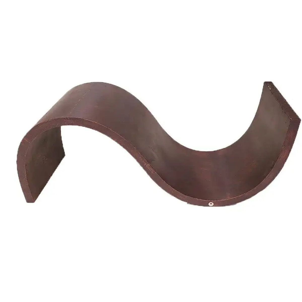 Contemporary Rectangular Natural Mesquite And Wrought Iron