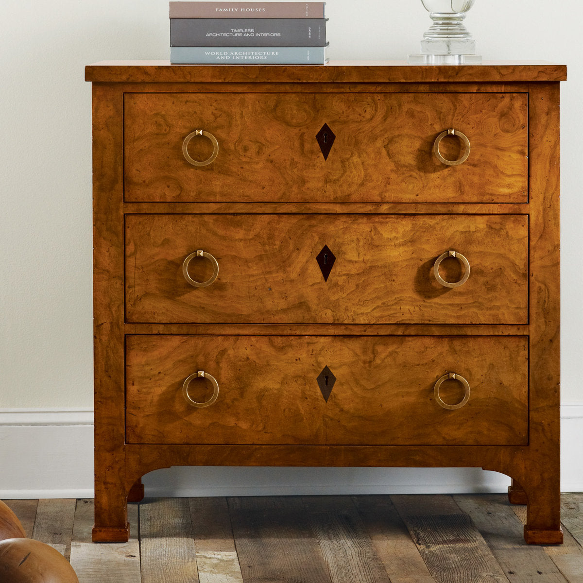 Modern History Home Continental 3 Drawer Accent Chest