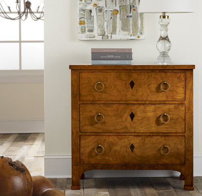 Modern History Home Continental 3 Drawer Accent Chest