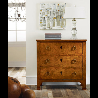 Modern History Home Continental 3 Drawer Accent Chest