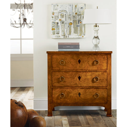 Modern History Home Continental 3 Drawer Accent Chest