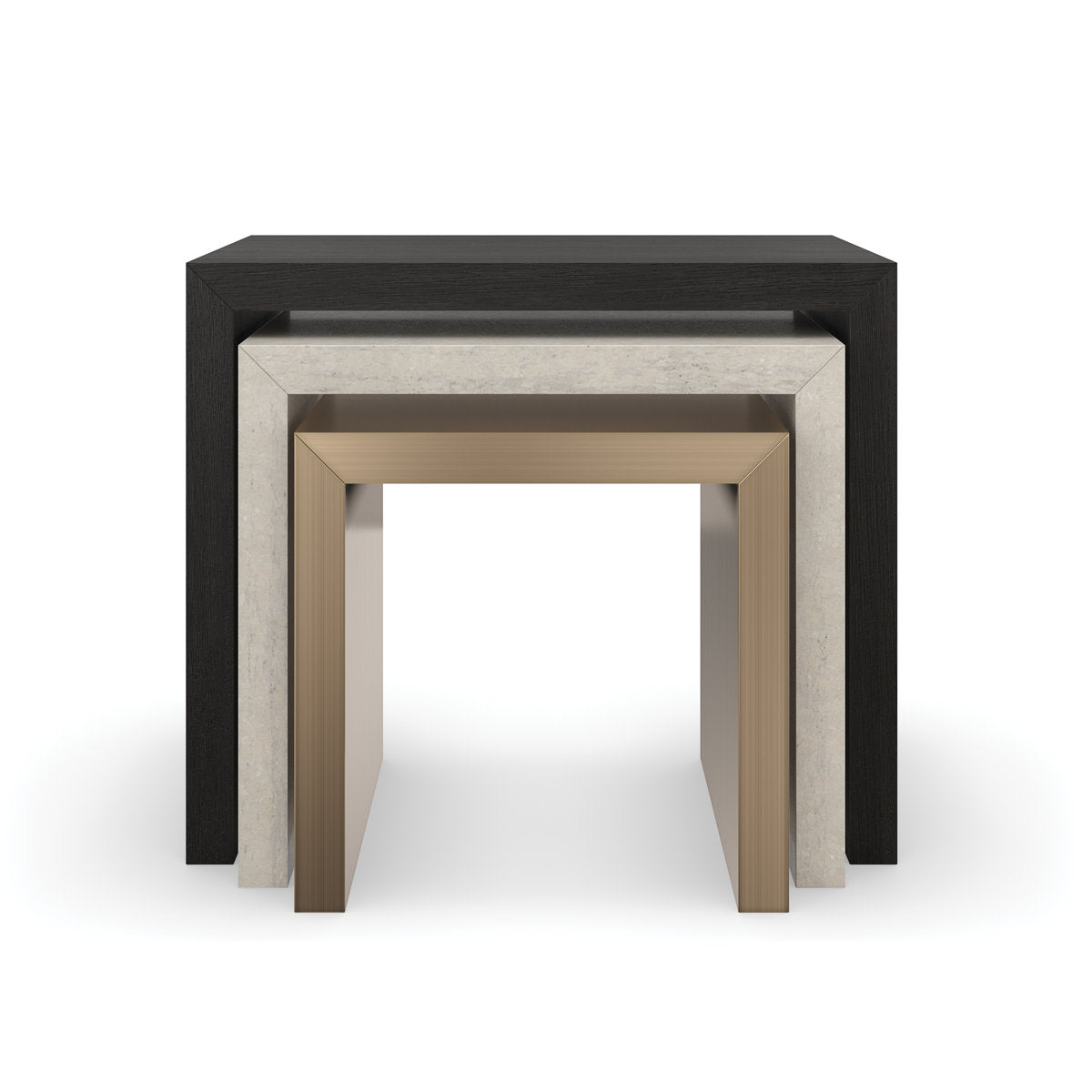 Contrast Nesting End Table