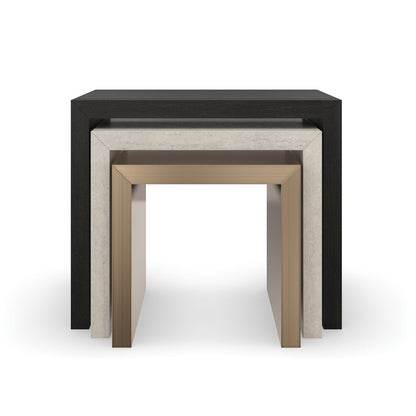 Contrast Nesting End Table