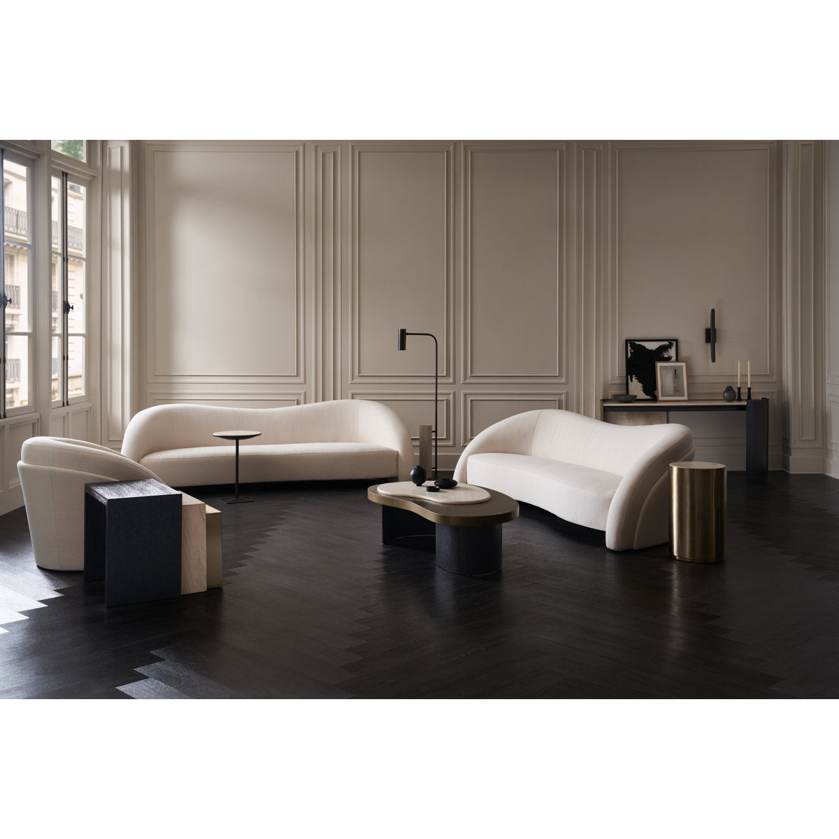 Contrast Nesting End Table