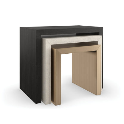 Contrast Nesting End Table