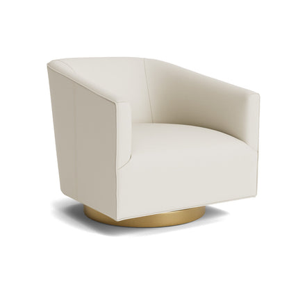 Cooper Full Swivel Leather Chair