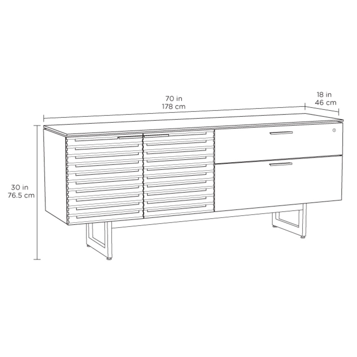 Corridor 70'' W Sideboard