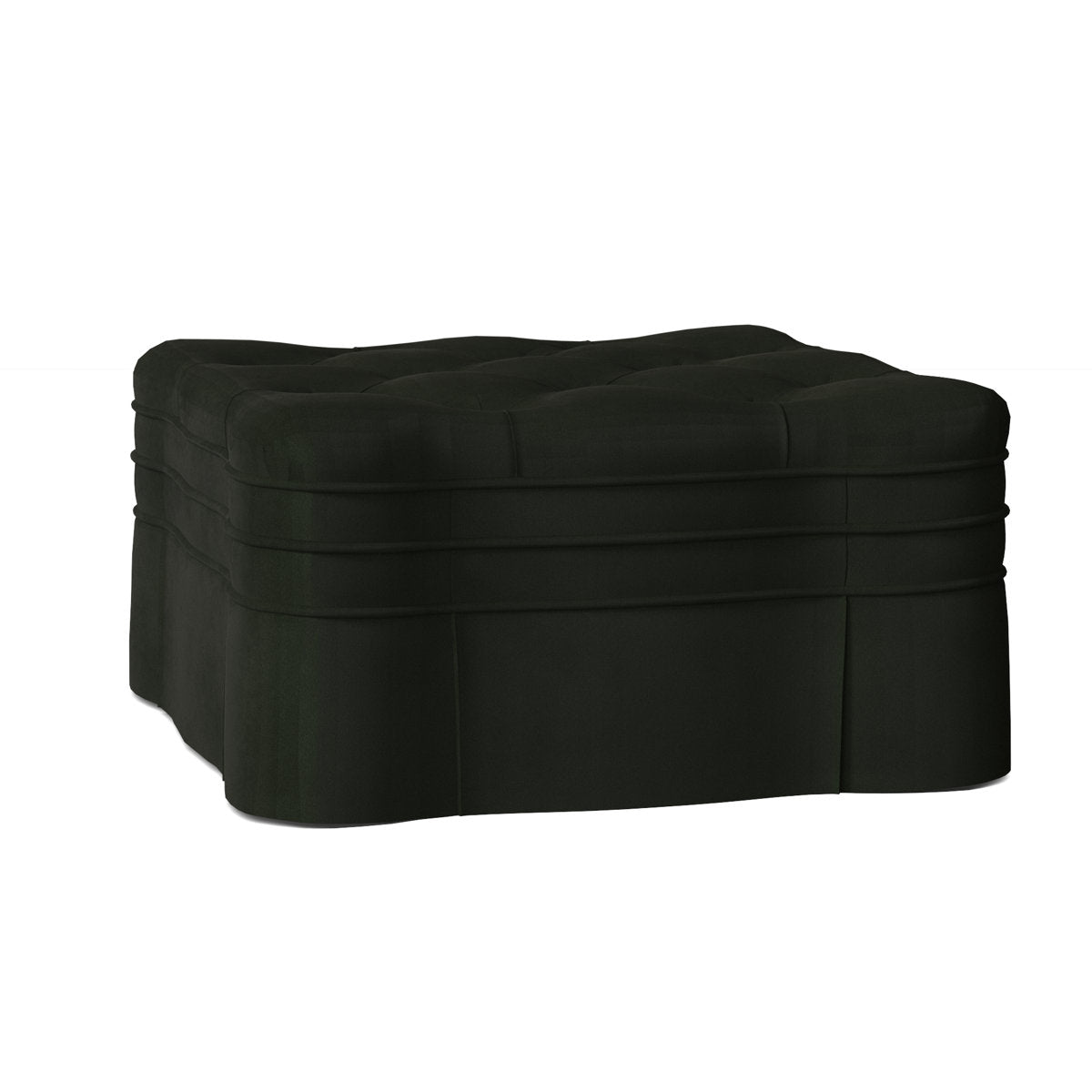 Duralee Corvo Tufted Square Cocktail Ottoman