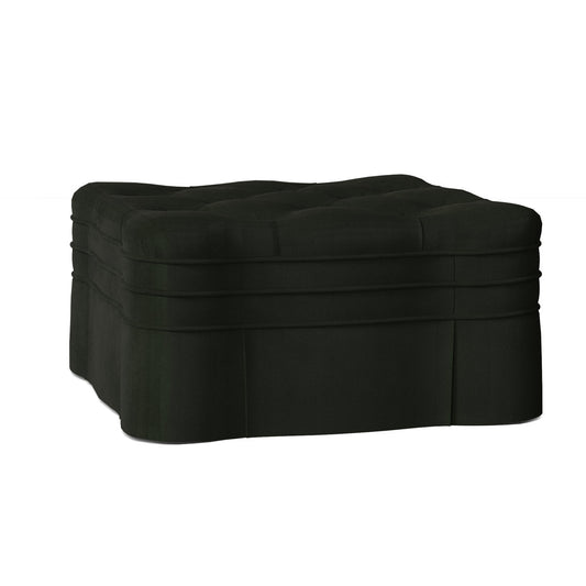 Duralee Corvo Tufted Square Cocktail Ottoman