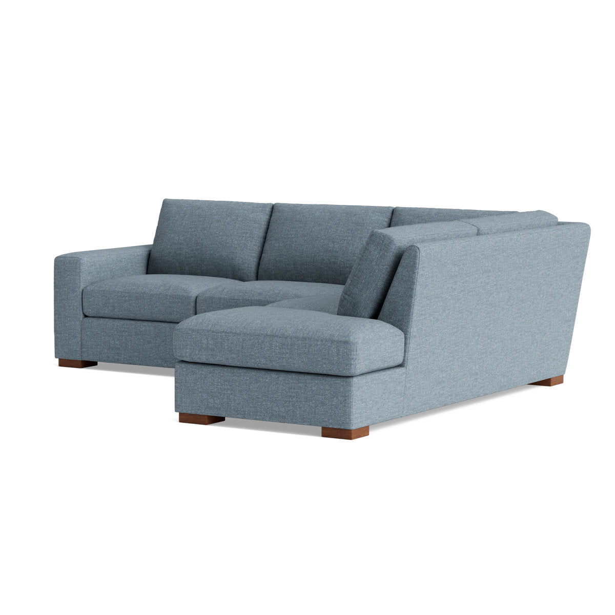 Benchmade Modern Couch Potato Sectional With Bumper 95 X 95