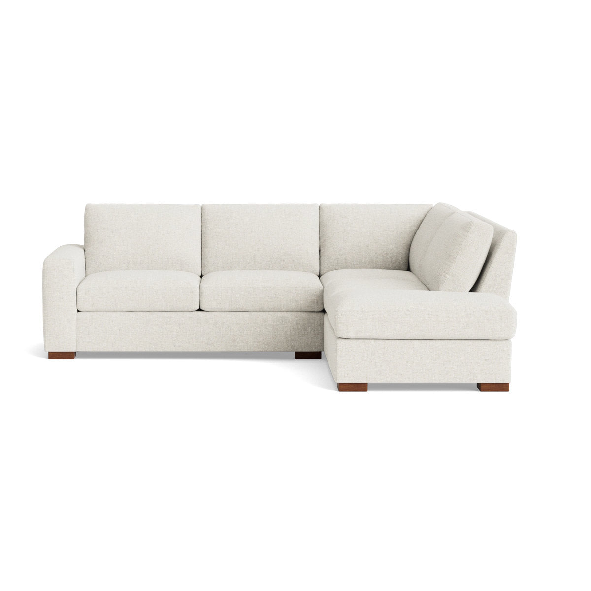 Benchmade Modern Couch Potato Sectional With Bumper 95 X 95