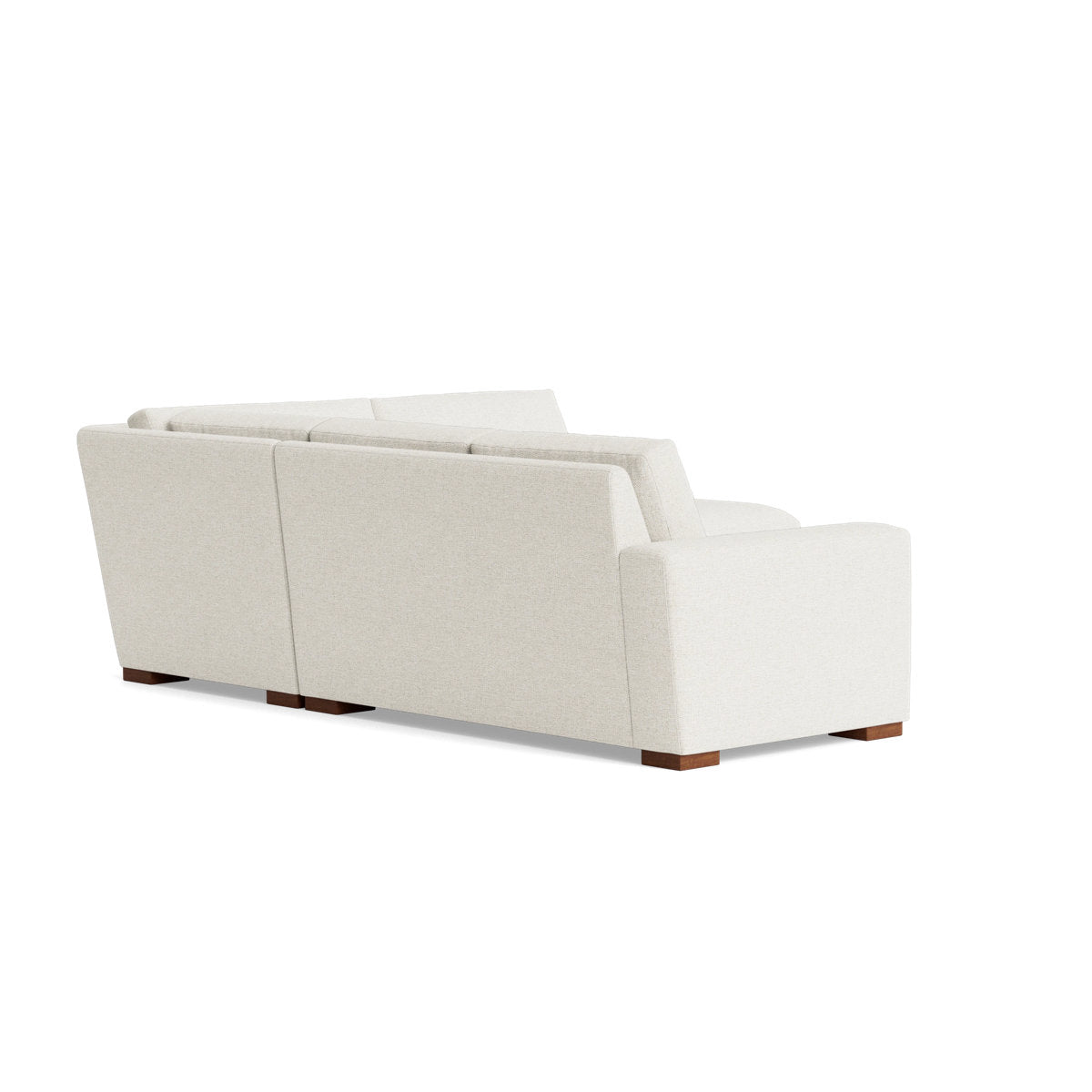 Benchmade Modern Couch Potato Sectional With Bumper 95 X 95