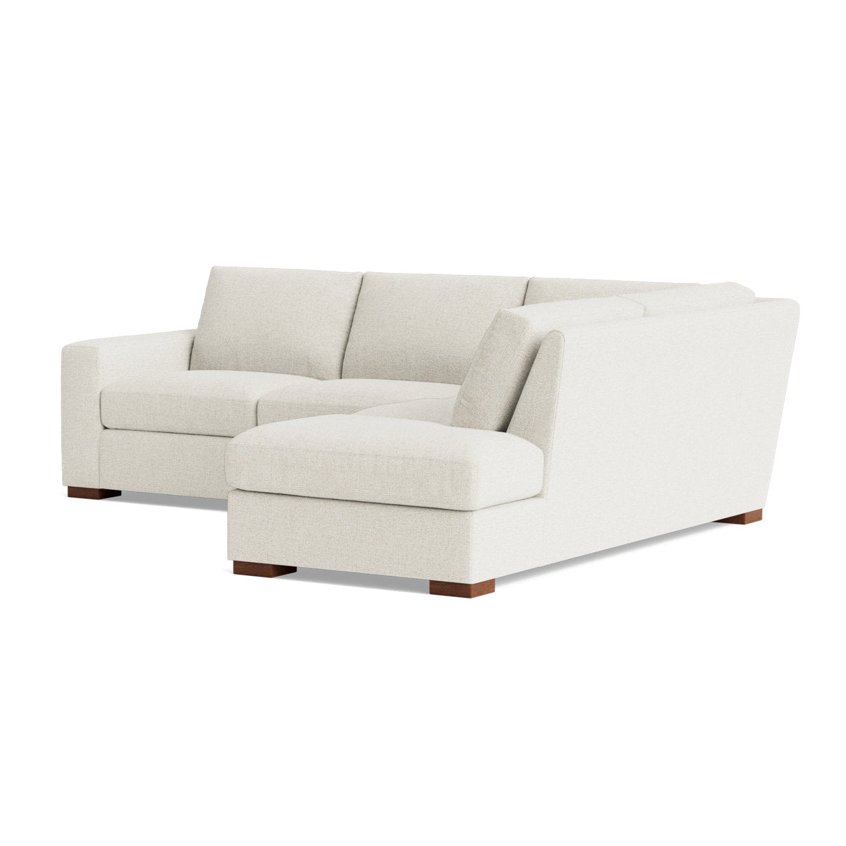 Benchmade Modern Couch Potato Sectional With Bumper 95 X 95