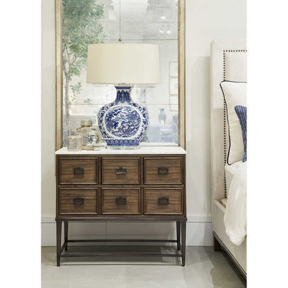 Courtland 6 - Drawer Nightstand