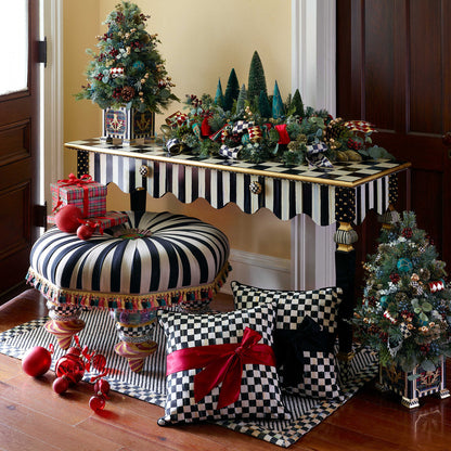 Courtly Stripe Console Table