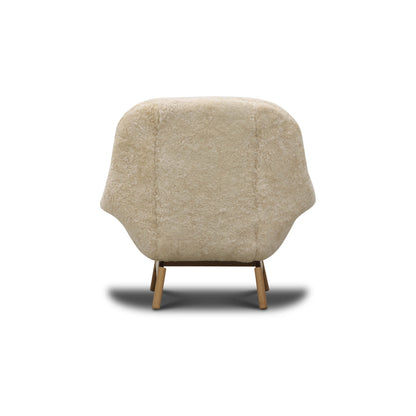 Cozy Armchair Chair with Ottoman