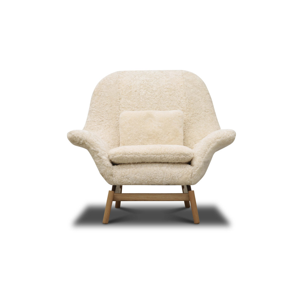 Cozy Armchair Chair with Ottoman